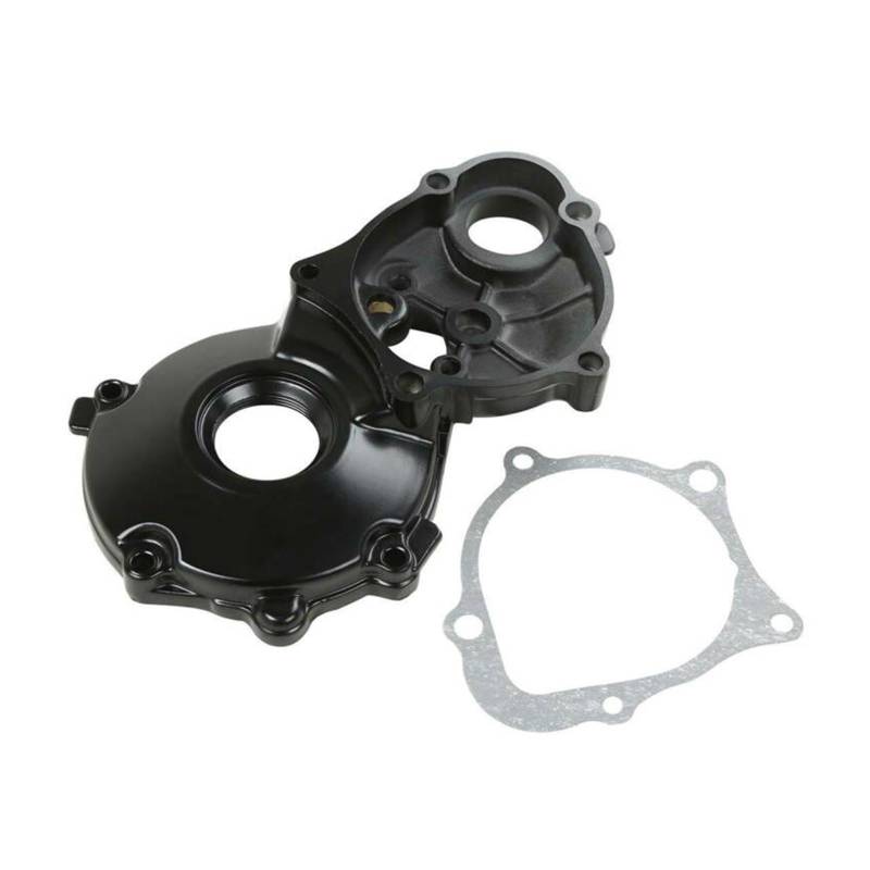 Motorrad-Motorstatorabdeckung Links Motorrad Schwarz für Motor Stator Abdeckung Kurbelgehäuse Dichtung Für GSX-S1000 GSXS 1000 GSXS1000 2016-2020 von Generisch