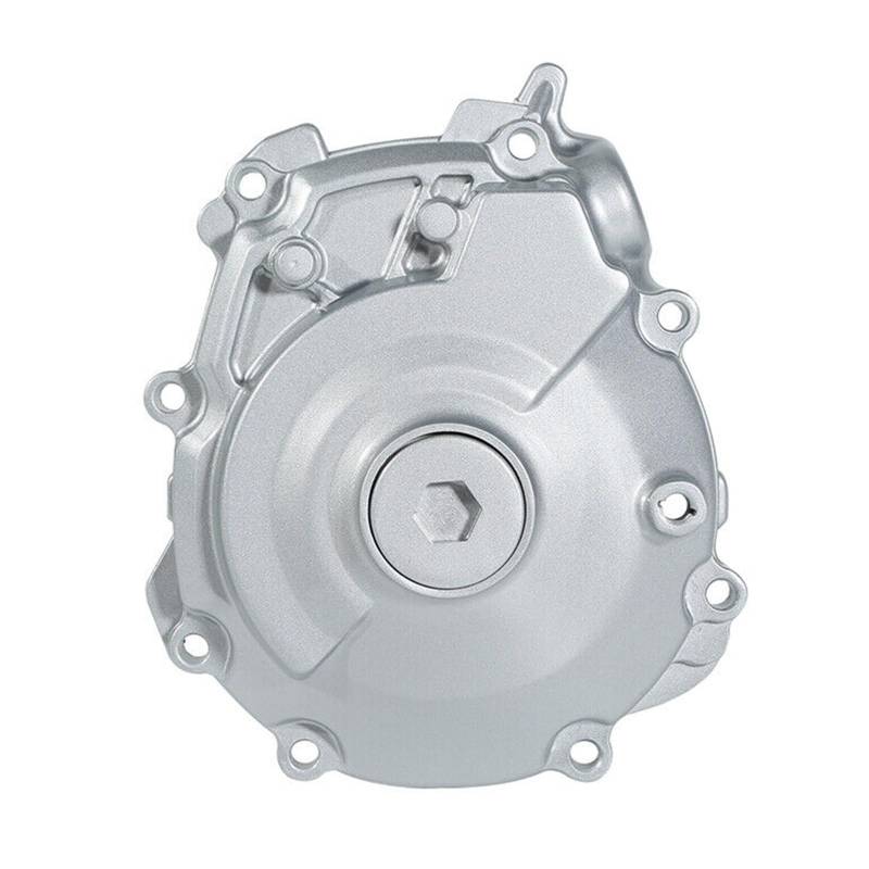 Motorrad-Motorstatorabdeckung Links Motorrad für Motorstator Kurbelgehäuse Kurbelgehäuseabdeckung für YZF-R1 2015-2019 Silber von Generisch