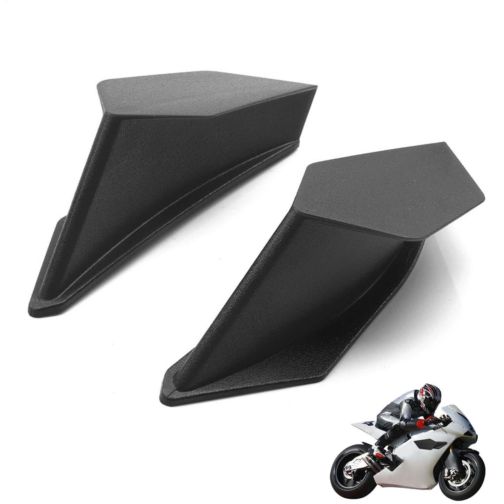 Motorrad -Seitenspoiler, Motorradwindflügel | Anti-Drop-Mehrzweckverkleidungsflügel,Sonnenschutz -Spoiler -Winglets, Outdoor -Motorradfahrerversorgungen für das Pendeln von Reisen von Generisch