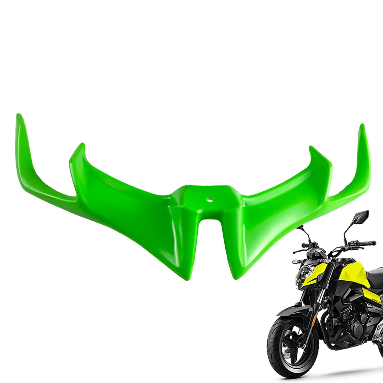 Motorrad-Spoilerflügel, Motorrad-Spoiler – vorderes aerodynamisches Winglet – dynamischer Flügel für verbesserte Stabilität, passend für Cabrio, Motorrad von Generisch