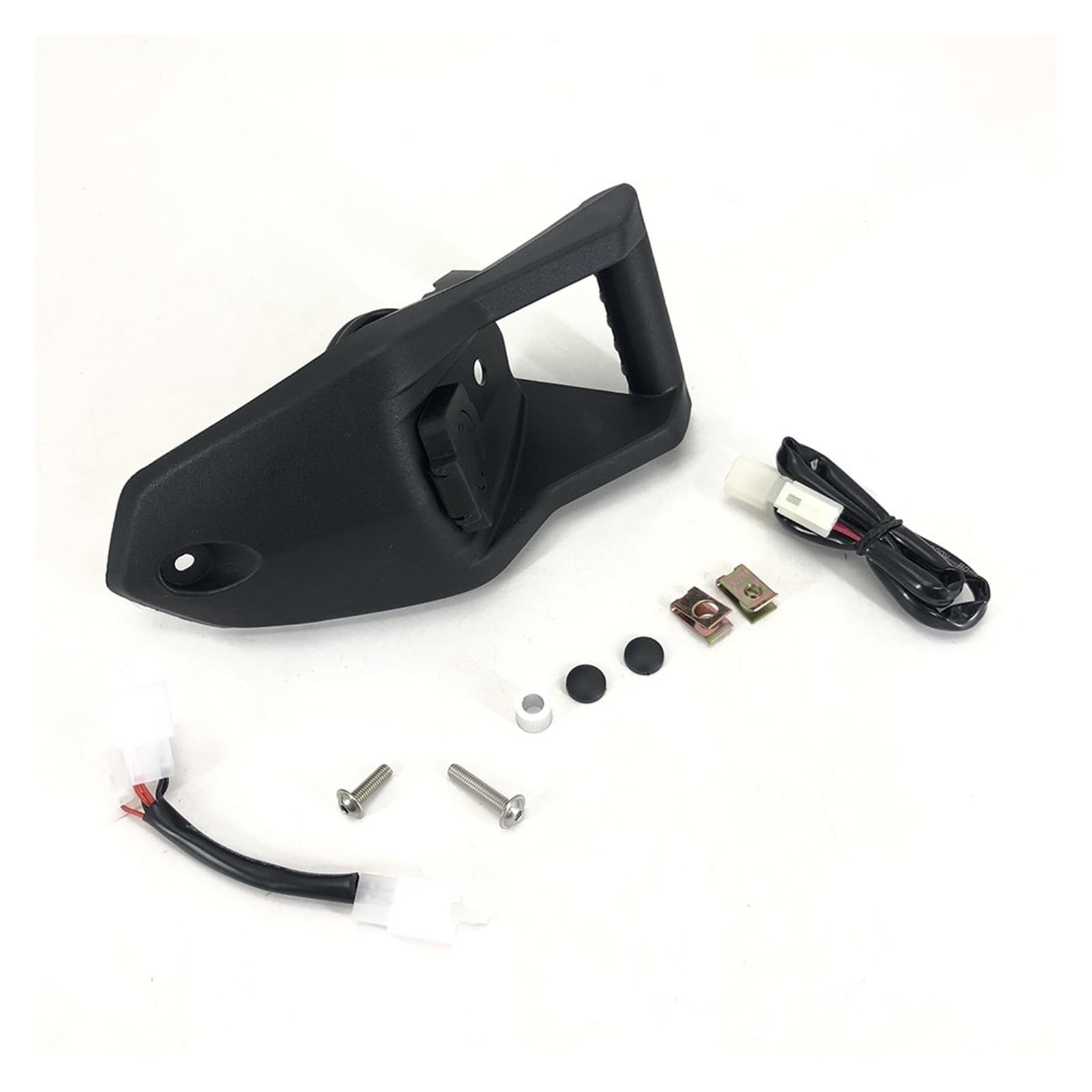 Motorrad-Telefon-Navigationshalterung Für Yamaha Für T-MAX 560 530 DX SX 2017-2021 Motorrad Handy Halter Navigation Halterung Für USB Lade Port Halter(Schwarz) von Generisch