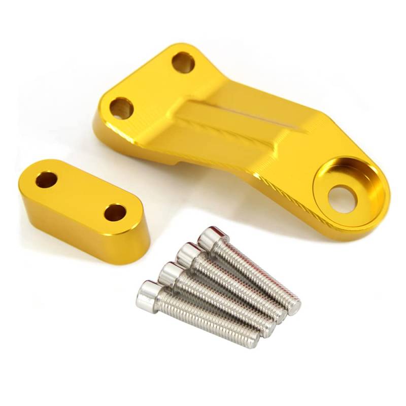 Motorrad Zubehör Suspension Stoßdämpfer Halterung Stärken Bar for SYM MAXSYM TL500 Maxsym TL 500 2020(Gold) von Generisch