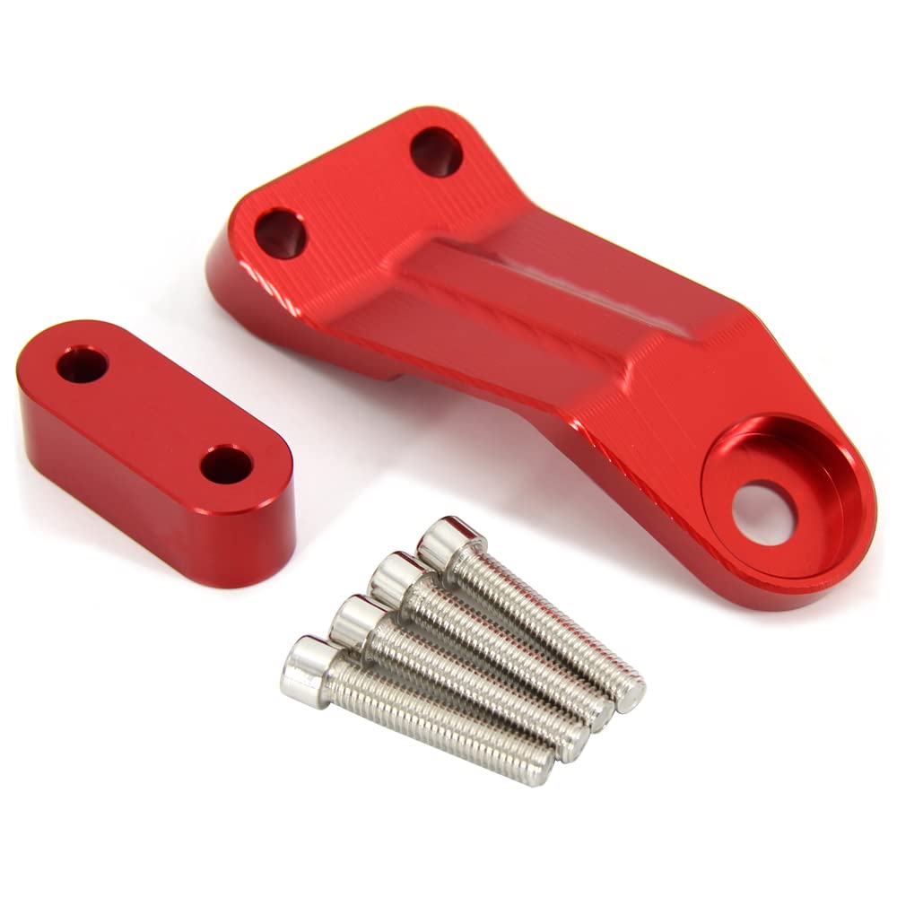 Motorrad Zubehör Suspension Stoßdämpfer Halterung Stärken Bar for SYM MAXSYM TL500 Maxsym TL 500 2020(Red) von Generisch