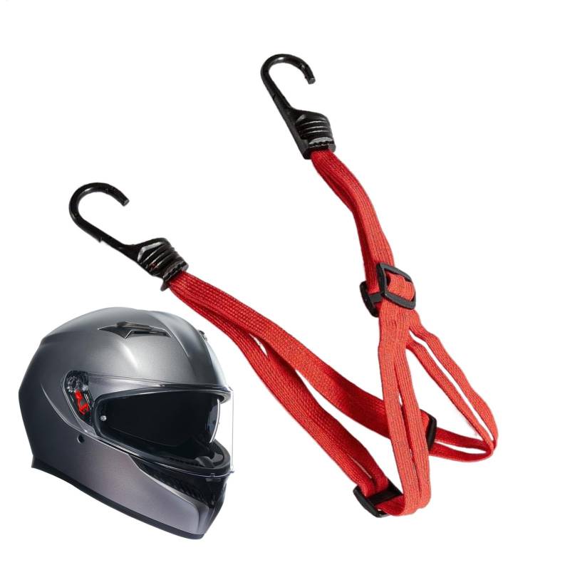 Motorradbiegestütze, Motorradgepäck Gurte,Verdickte Motorradgurte Helmseil | Outdoor -Abenteuerzubehör, Bungee -Kabelbindung mit 2 Haken von Generisch