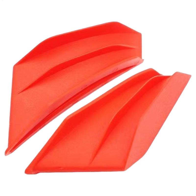 Motorradflügelset - Winglets Spoiler | Fahrradverkleidungsflügel | Motorradverkleidungen Winglets | Aerodynamic Wing Kit | Bikee Side Extension Winglet | Motorradspoiler für tägliches Fahren von Generisch