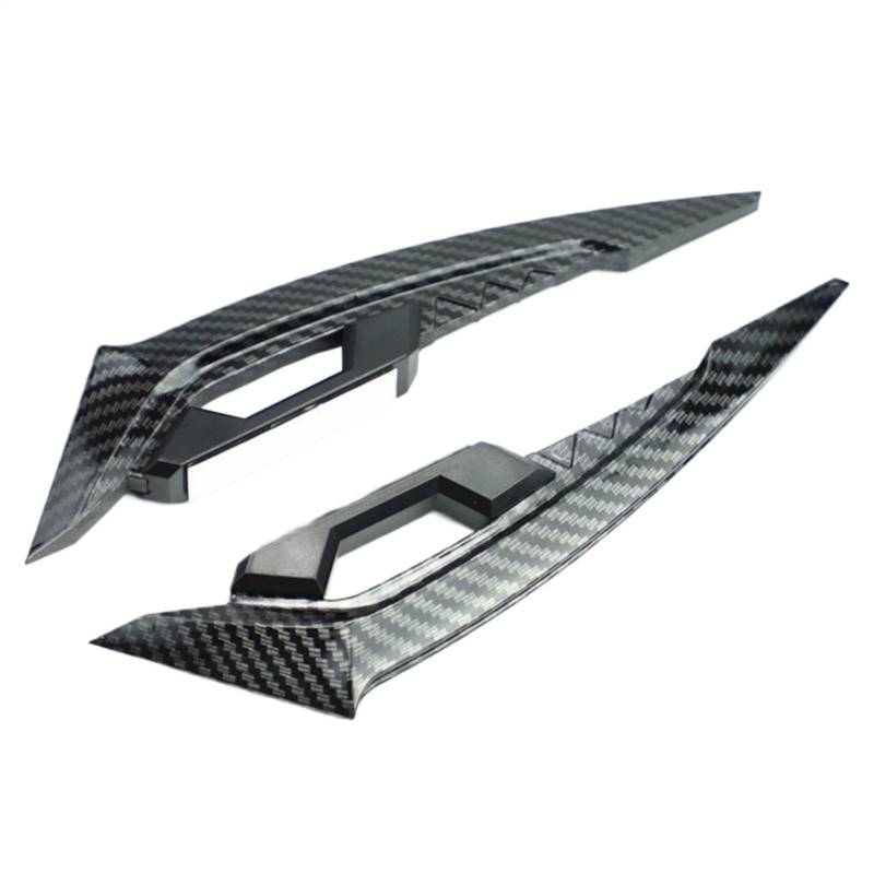 Motorradverkleidungsflügel,Aerodynamischer Motorradflügel,Aerodynamischer Winglet-Spoiler - 1 Paar Motorrad-Frontverkleidungs-Windflügel für Roller, Motorrad, Fahrrad von Generisch