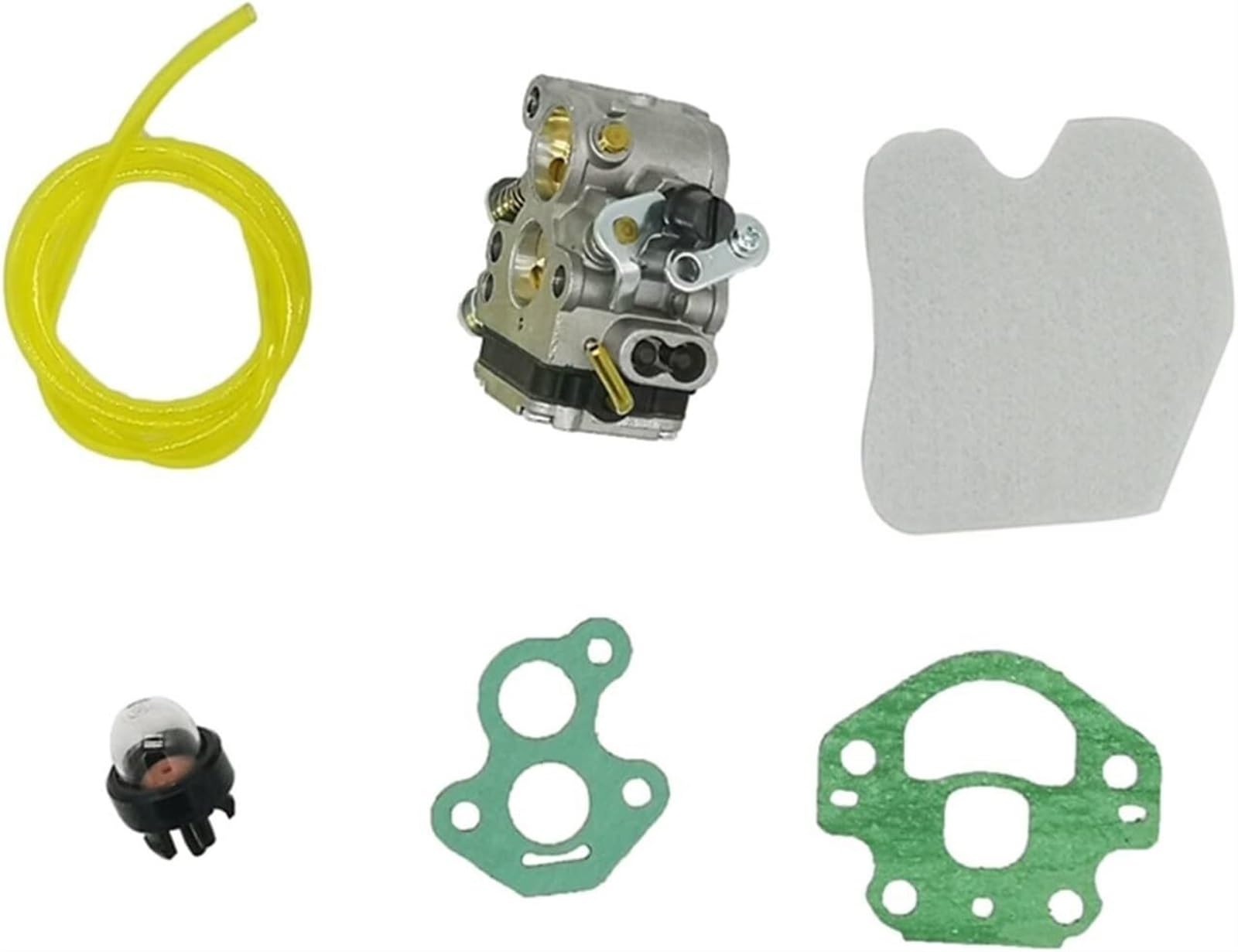 Motorvergaser Carb Für Motorteile für McCulloch CS380 CS340 CS 340 380 Kettensäge Ersatzteile Vergaser Luftfilter Birne Kraftstoffschlauch Kit von Generisch