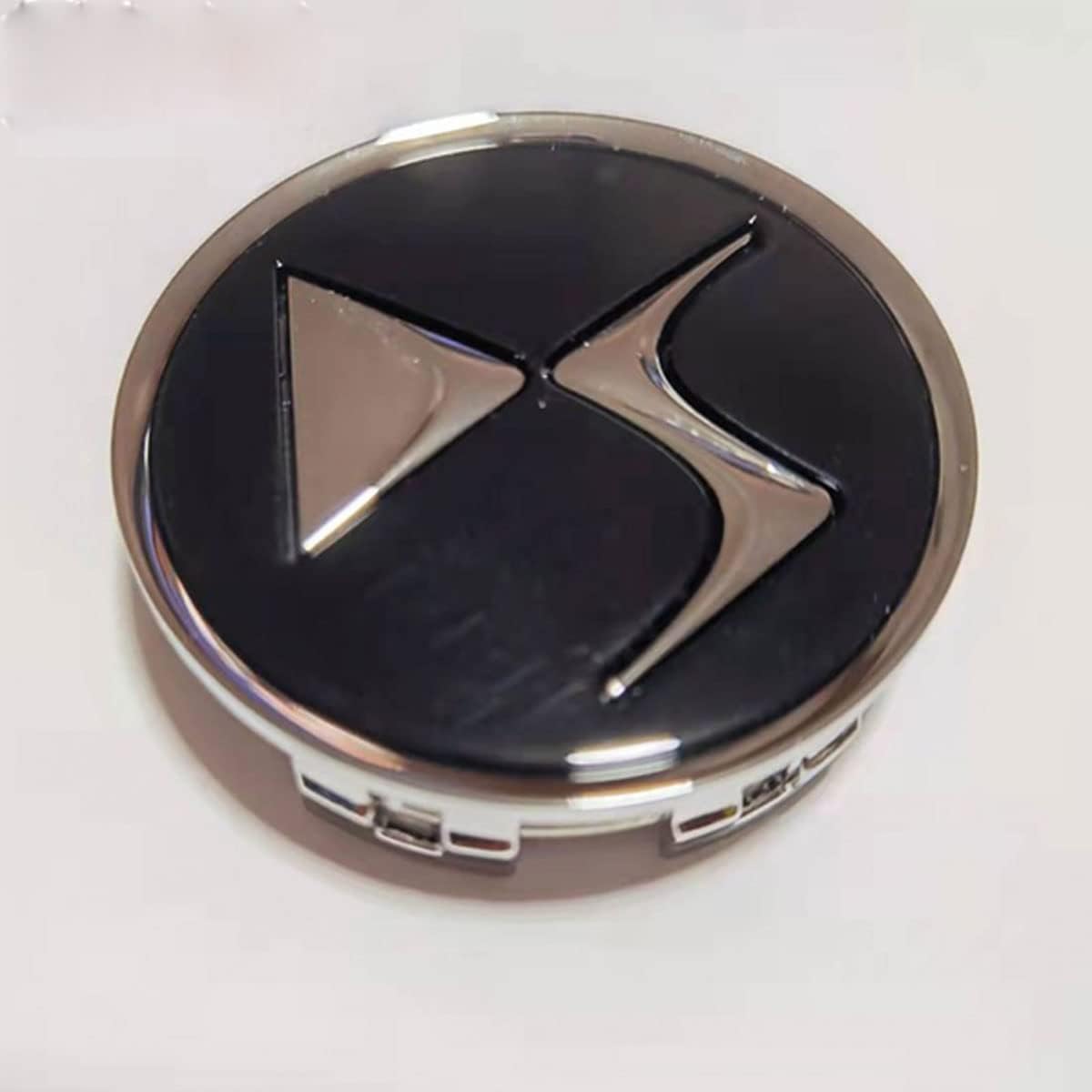 Nabendeckel 4 STÜCKE 60mm Compatible with DS3 DS4 DS5LS DS5 DS6 DS7 DS9 Car Rad Center Hub Cap Auto Styling Felgen Abdeckung Badge Emblem Aufkleber Radnabenkappen,A-normal von Generisch