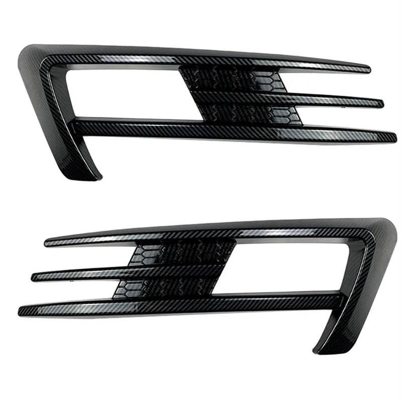 Nebelscheinwerfergitter für Autos Für VW für Golf 7 für MK7 für Golf7 Frontschürze Lip Spoiler Auto Nebel Lampe Kühlergrill Abdeckung Trim Körper kit 2012-2017(Carbon Look) von Generisch