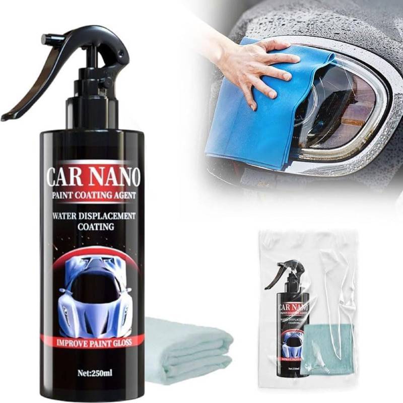 Nurafix Autopolitur Auto-Kratzer-Entferner, Nurafix Kratzer-Reparatur, Auto-Kratzer-Reparatur Nano-Spray, Schnelle Reparatur von Kratzern, Geeignet für alle Arten von Fahrzeugen (1pcs) von Generisch