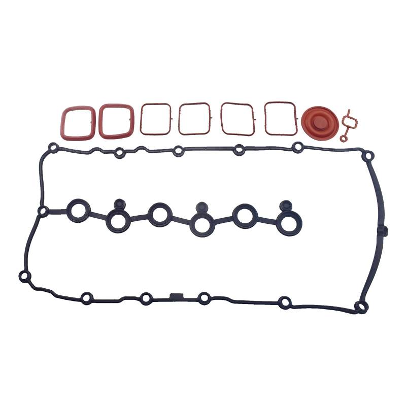 Passend für Passat Atlas 2018–20 PCV Motorventildeckel, 2-teiliger Ansaugkrümmer-Dichtungssatz 03H133237G von Generisch