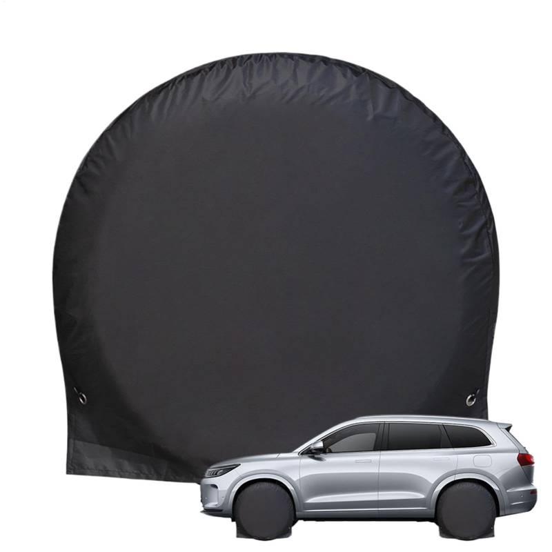 RV -Reifenabdeckung, Ersatzreifenabdeckung | UV -resistente wasserdichte Ersatzradabdeckung,Sun Regen Snow Tire Protector passt 27-29 Zoll Reifen, Automobilradschutzschutz von Generisch