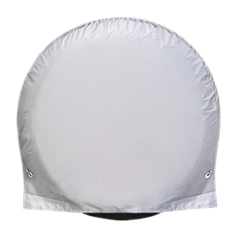 RV Resero Tire Cover, Trailer Tire Covers | UV -resistente wasserdichte Ersatzradabdeckung,210d Silber beschichtete Oxford Staubsichere Automobilradschutzpapier passt 27-29 Zoll Reifen von Generisch