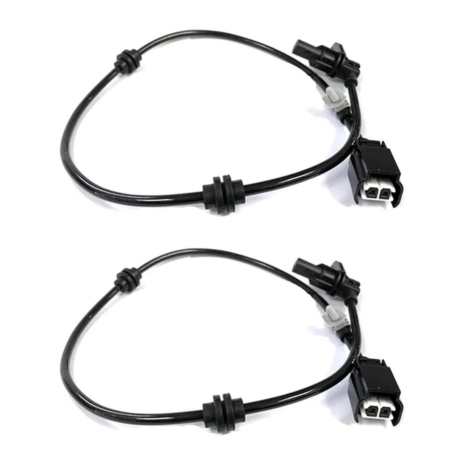 Raddrehzahl Fühler 2Pcs ABS Rad Geschwindigkeit Sensor Für SsangYong Für Actyon II 2012-2021 Für Korando(CK) 2010-2021 4893034000 48930 34000 Drehzahlsensor von Generisch