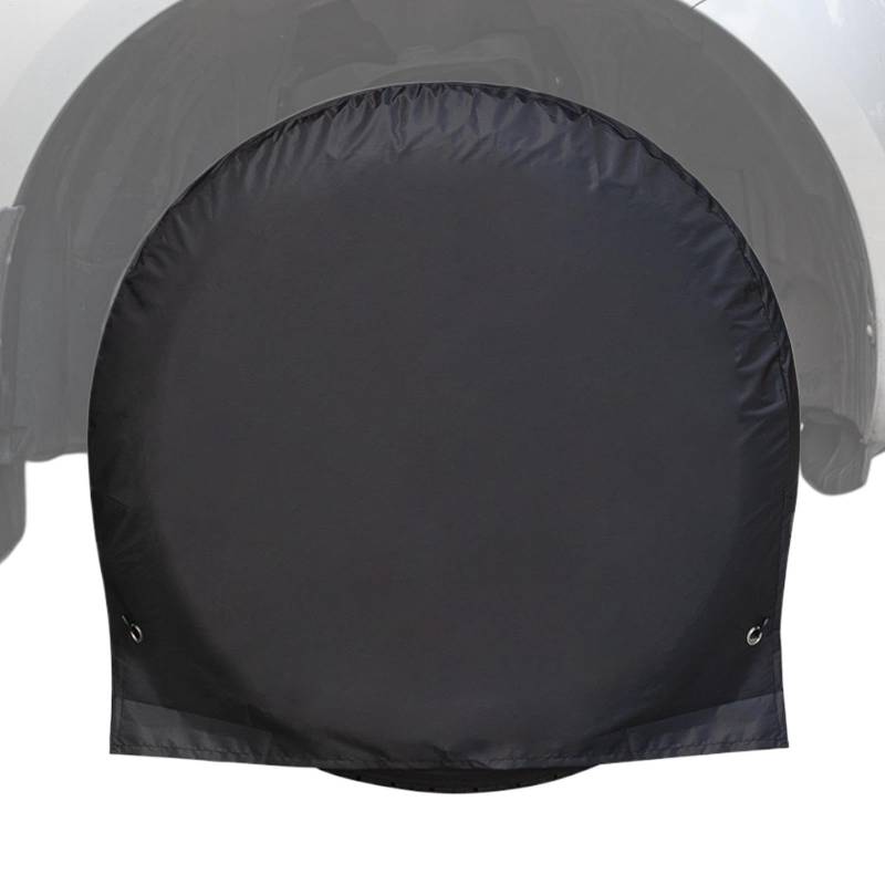 Reifenabdeckungen für Anhänger, RV Resero Tire Cover | UV -resistente wasserdichte Ersatzradabdeckung,210d Silber beschichtete Oxford Staubsichere Automobilradschutzpapier passt 27-29 Zoll Reifen von Generisch