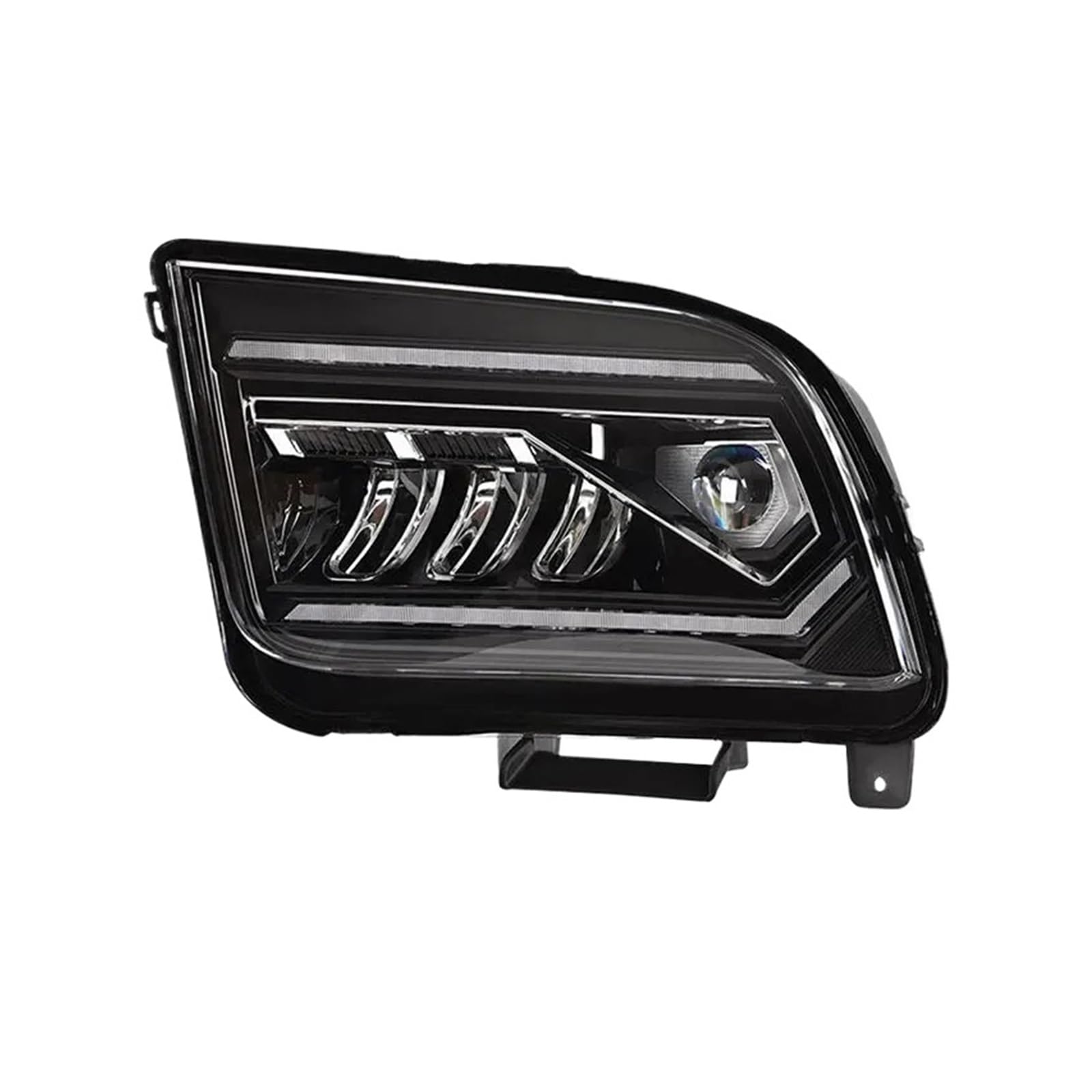 Rückleuchten des Fahrzeugs Auto Lichter Für Ford Für Mustang 2005-2009 Für Klassische Stil Scheinwerfer Montage Upgrade DRL Projektor Objektiv dynamische Front Zubehör von Generisch