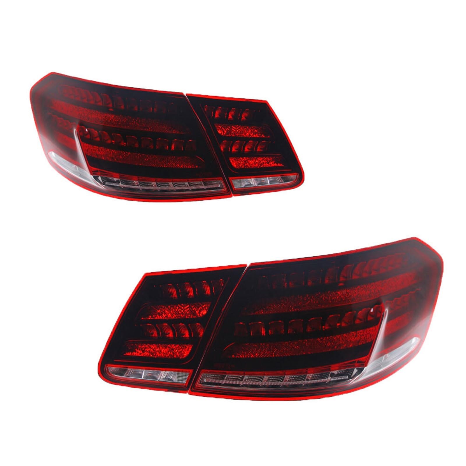 Rückleuchten des Fahrzeugs Auto-Rücklicht für Mercedes für Benz E-Klasse W212 2009–2015, LED-Auto-Rückleuchten(Black taillight) von Generisch