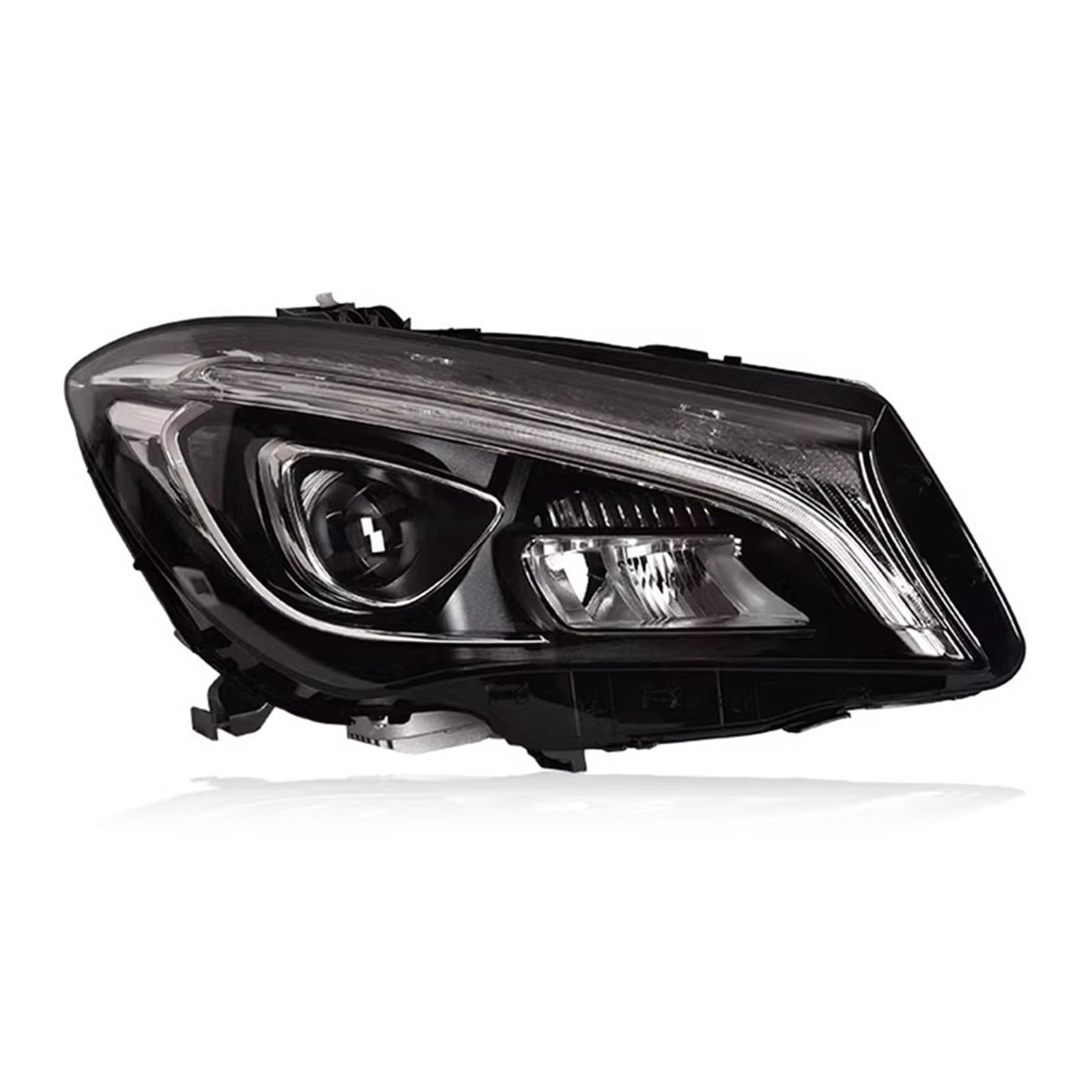 Rückleuchten des Fahrzeugs Auto Scheinwerfer Für Mercedes für Benz W117 CLA 180 200 220 250 2014-2019 Voll Kopf Lampe DRL Schalten für Signal Front licht Refit(For Original halogen) von Generisch