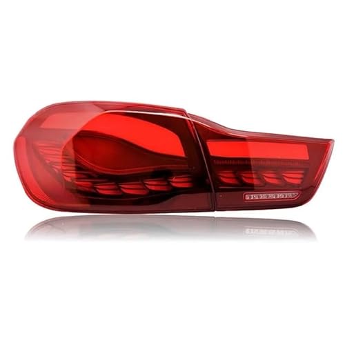 Rücklichter Geeignet für die für BMW 4er-Rücklichtbaugruppe F32 Dragon Scale-Rücklicht/F36/F82 modifizierte M4-Rücklichtbaugruppe LED-Licht LED-UNIVERSAL-RÜCKLEUCHTEN(Blau) von Generisch