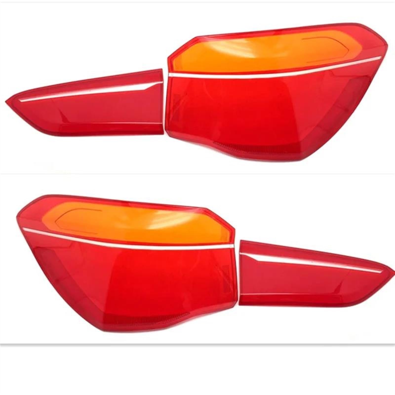 Rücklichtglas Für BMW X1 2016-2019 Rücklichtabdeckung hinten für Signalleuchten Shell ersetzen Rücklicht Lampenschirm Rückleuchten Maske(4PCS a set L and R) von Generisch