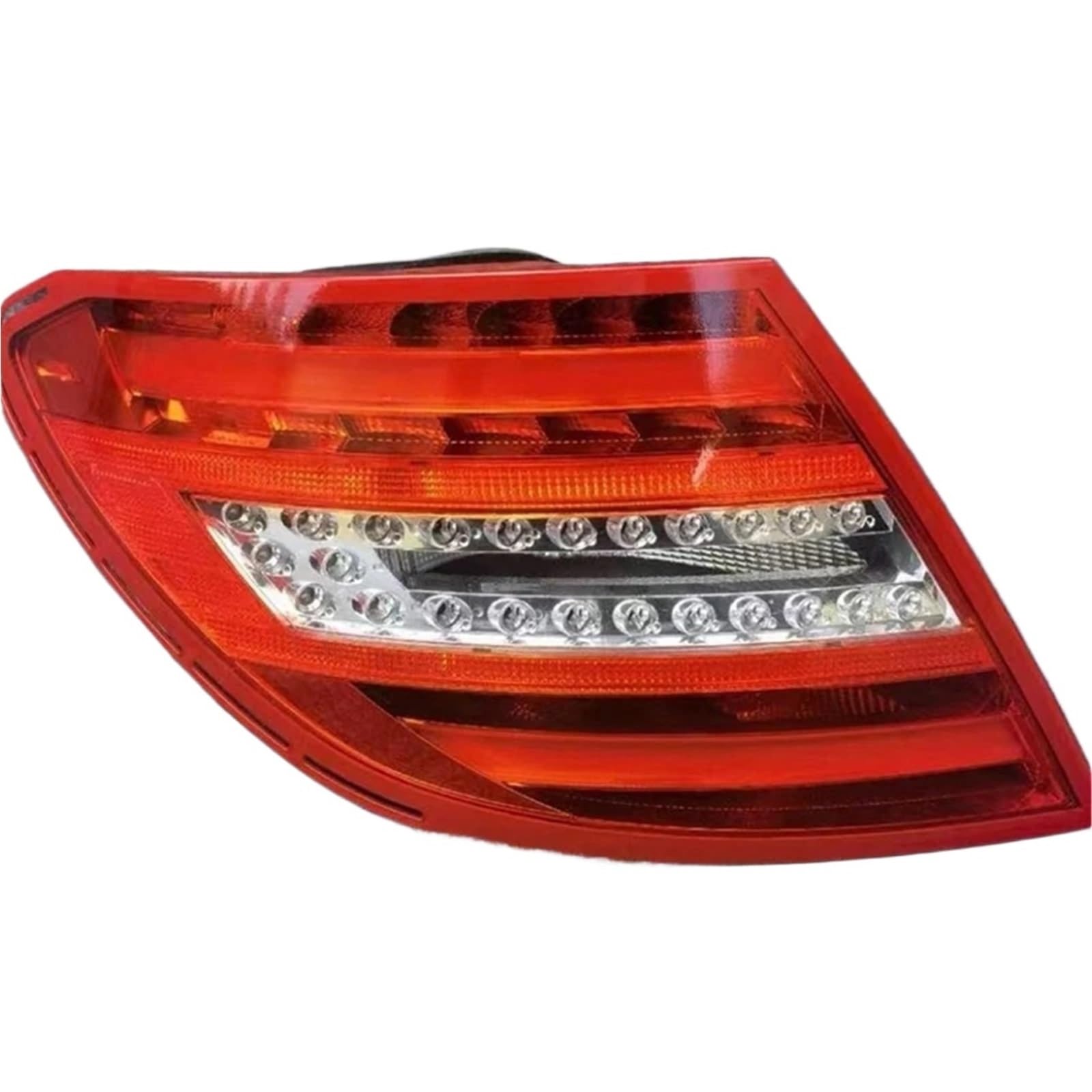 Rücklichtmontage Auto kombiniert Rücklicht für Mercedes für Benz C-Klasse W204 C204 2007–2014 Bremslicht hinten(Red LH) von Generisch