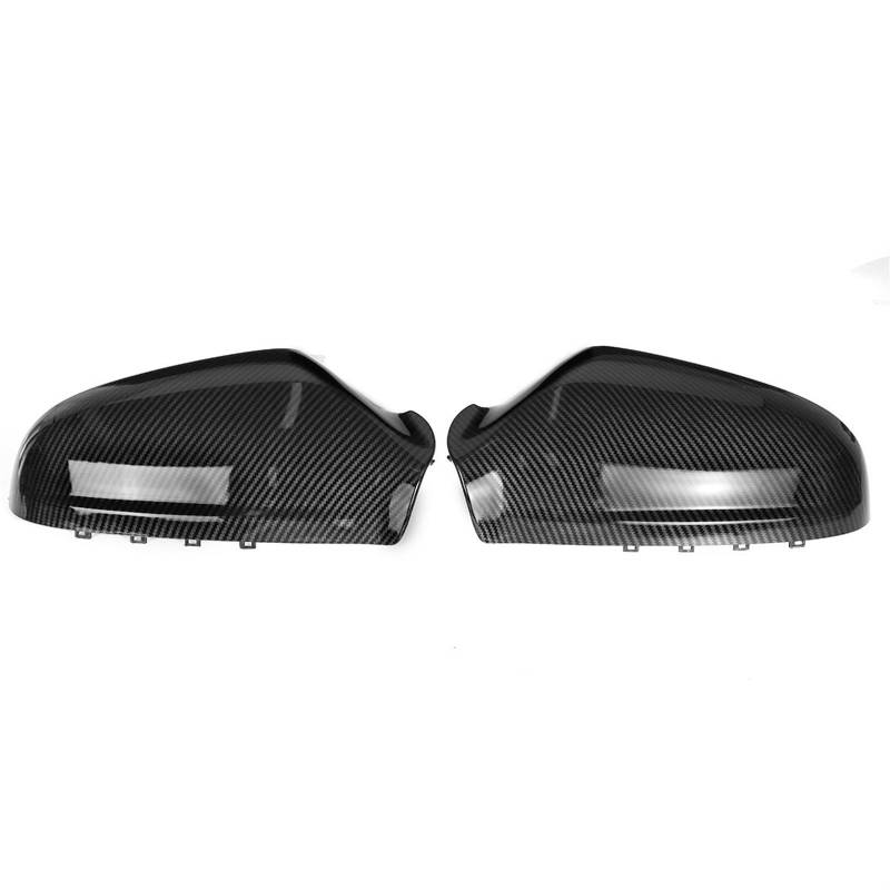 Rückspiegelgehäuse Für Opel Für Vauxhall Für Astra H 2004-2013 Carbonfaser-Look 2x Auto Rückspiegelabdeckung Rückspiegelabdeckung von Generisch