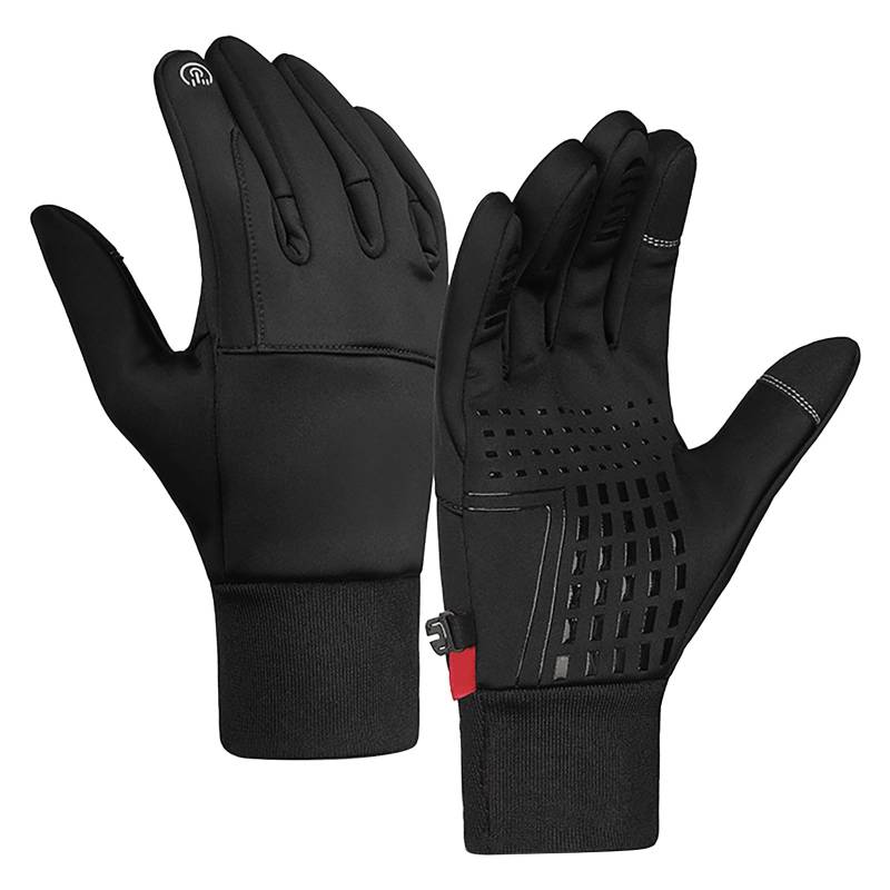 Running Gloves Touchscreen Gloves Fleece Sports Gloves Warm Windproof Winter Gloves Cycling Gloves for Men and Women O Arbeitshandschuhe Fitness Winterhandschuhe Winter Gloves Warm Fahrradbekleidung von Generisch