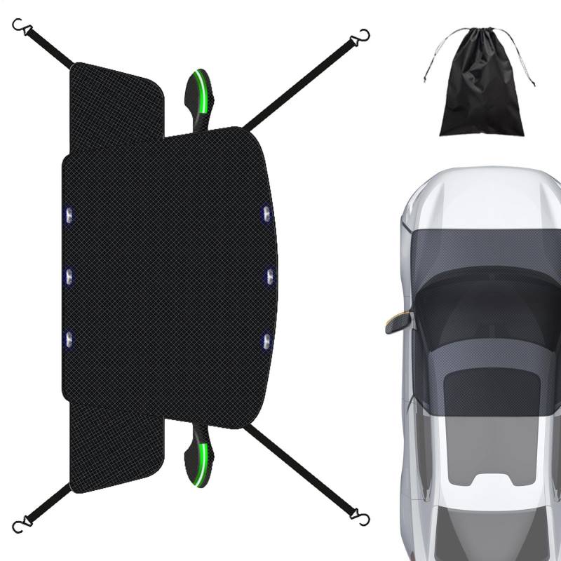 Schneeabdeckung für Auto-Windschutzscheibe, Windschutzscheibenabdeckung, Schneeschutz, Frostblocker, Windschutzscheiben-Sonnenschutz, Winter-Autoabdeckungen für alle Fahrzeuge von Generisch