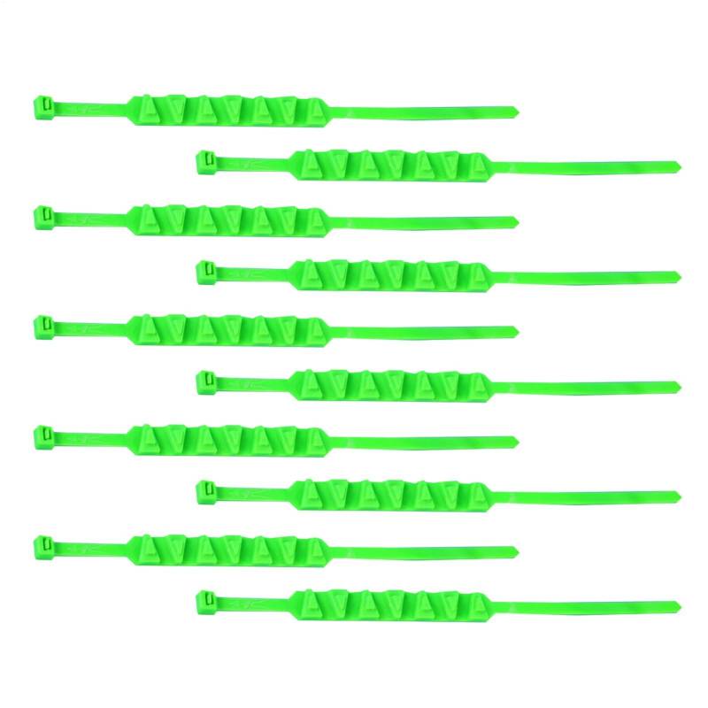 Schneeketten, rutschfeste Schneeketten - 10 x rutschfeste Schneeketten - Motorradreifenketten, wiederverwendbare Winterreifenriemen, Sicherheitskette von Generisch