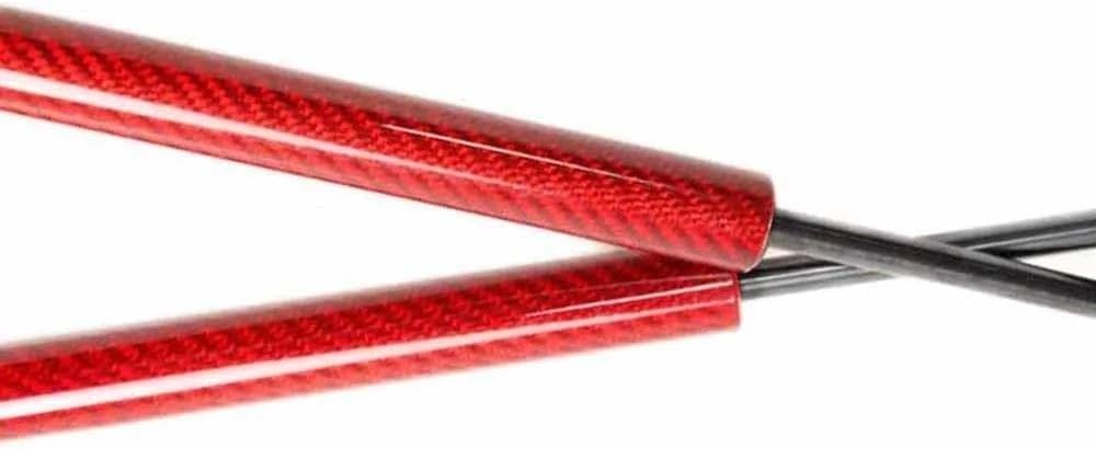 Schraubenfederspanner Für Toyota Für 4Runner N180 Für Wagon 1996-2002 Heckklappe Trunk Boot Lift Unterstützt Gas Streben Schock Quellen Dämpfer(Red Carbon Fiber) von Generisch