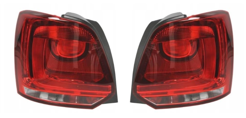 Set / Paar Rücklichter, links – rechts, passend für VW Polo 2009–2014 von Generisch