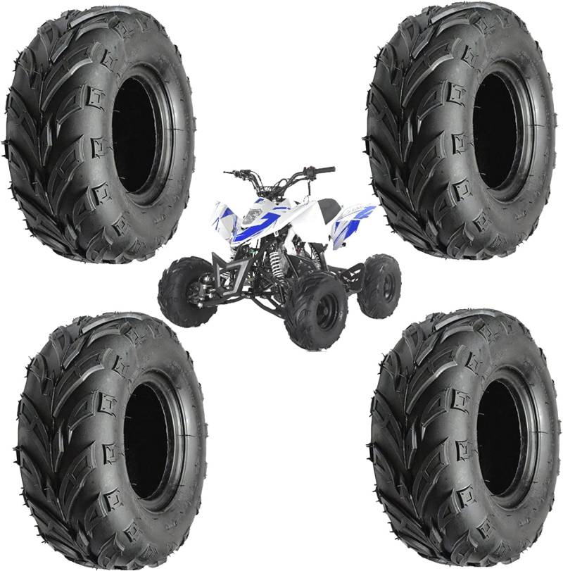 Set mit 4 Reifen 16 x 8-7 16/8.00-7 Reifen Union Reifen Reifen für ATV Mini Quad verstärkt 4 P.R. von Generisch