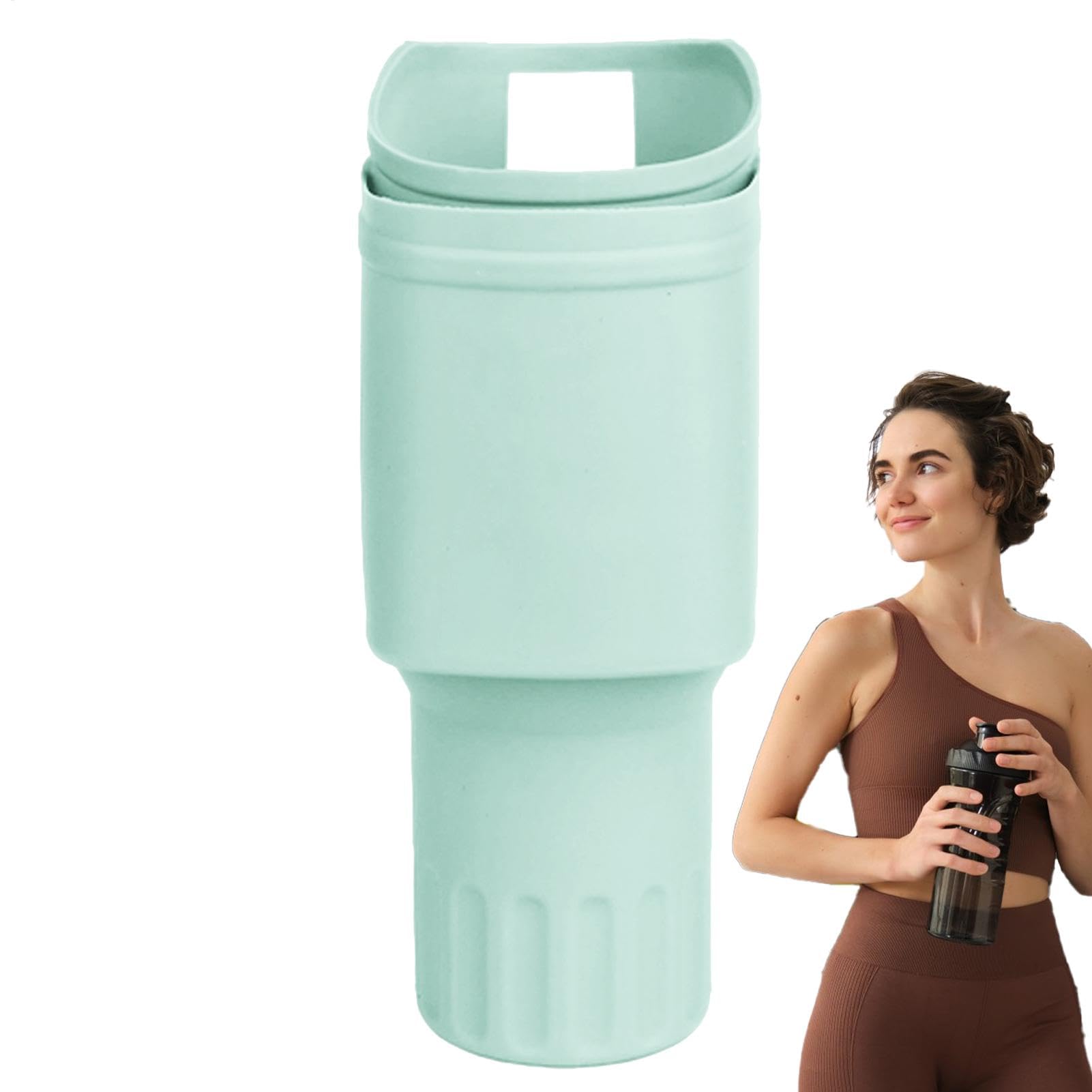 Silikon-Cup-Ärmel, Cup-Stiefel-Ärmel | Wasserflaschen-Wickelschutz mit Handytasche | Wasserflaschenstiefel mit Griff zum Laufen, Fitnessstudio, Joggen von Generisch