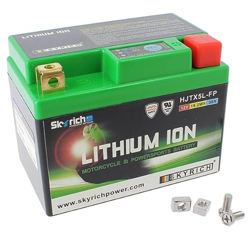 Skyrich Lithium Batterie kompatibel mit KTM, Beta, Gas Gas, Husaberg Husqvarna, Sherco, HJTX5L-FP von Generisch