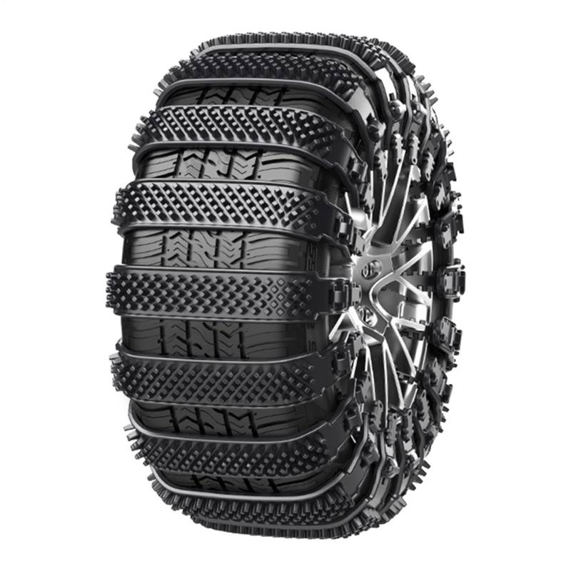 Snow Tire Chains, Tire Traction Chain, Anti-Slip Safety Snow Chains, Adjustable Tire Chains, Winter Tire Traction Chain, Tire Chains for Car SUV Truck, Car Snow Tire Chains for Winter von Generisch