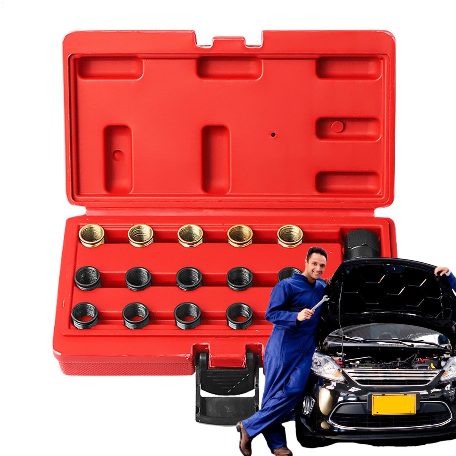 Spark Plug Repair, Automotive Thread Repair, Spark Plug Kit, Thread Tapping Screws, Car Engine Repair, Automotive Thread Kit, Thread Repair Tool, Spark Plug Threading, Spark Plug Threading Kit von Generisch