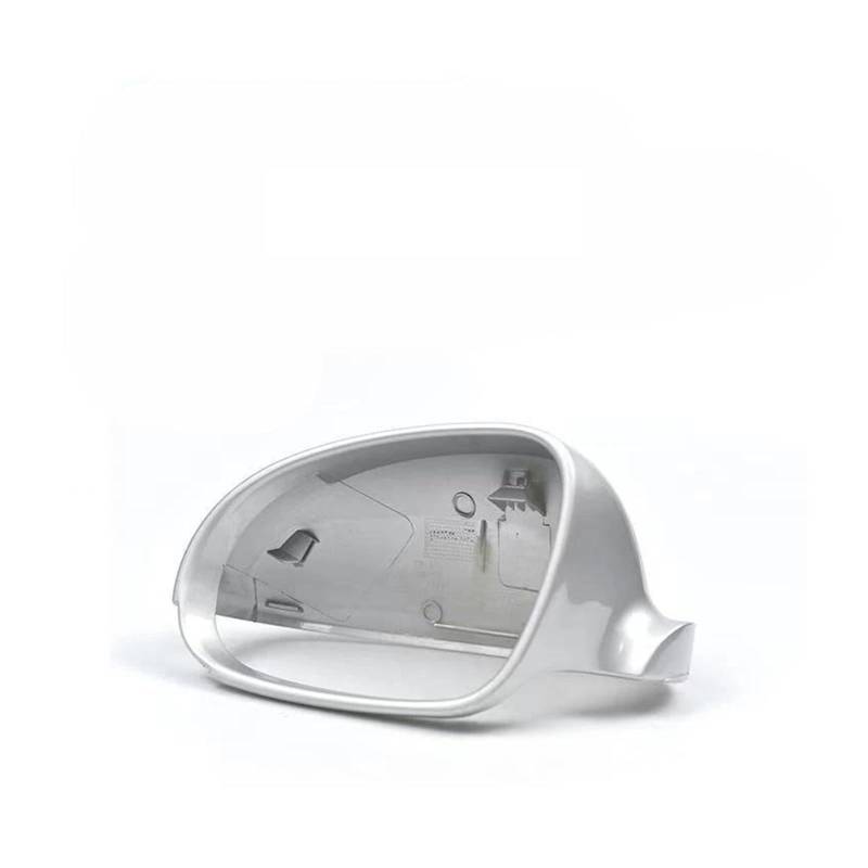 Spiegelabdeckungen Seite Spiegel Abdeckung Für Golf MK5 Für Jetta MK5 2006-2011 Rückspiegel Gehäuse Shell Automotive Zubehör Seitenspiegelgehäuse(Silver Left) von Generisch