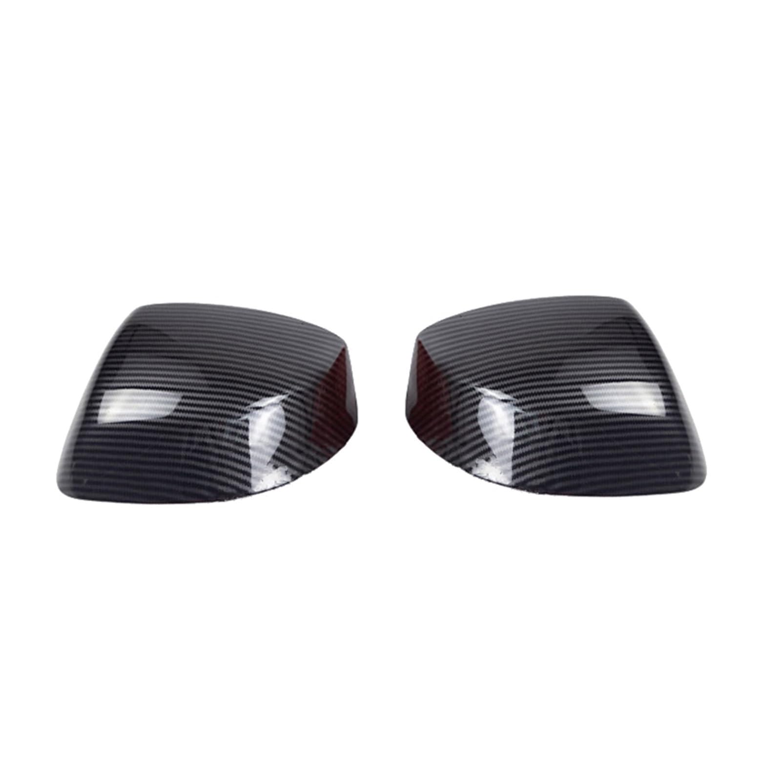 Spiegelgehäuse Für Honda Für CIVIC 2012-2015 Auto Seitenspiegelkappe Außenspiegelgehäuse Zubehör Auto Rückspiegelabdeckung ABS Kohlefaser(Left and Right-Black) von Generisch