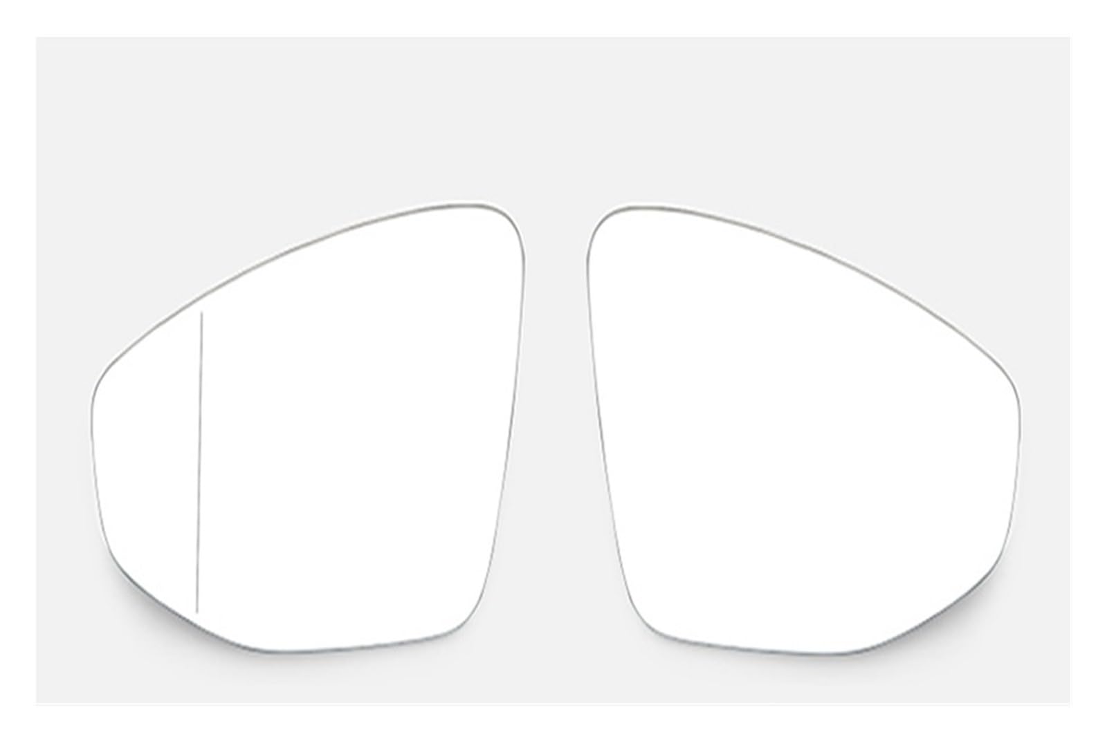 Spiegelglas Heizbar Für A3 2021-2023 Autoersatzteile Seitenspiegel Reflektierende Linse Rückspiegellinsen Glas mit Heizung 1 STK Außenspiegel Glas(A Pair) von Generisch