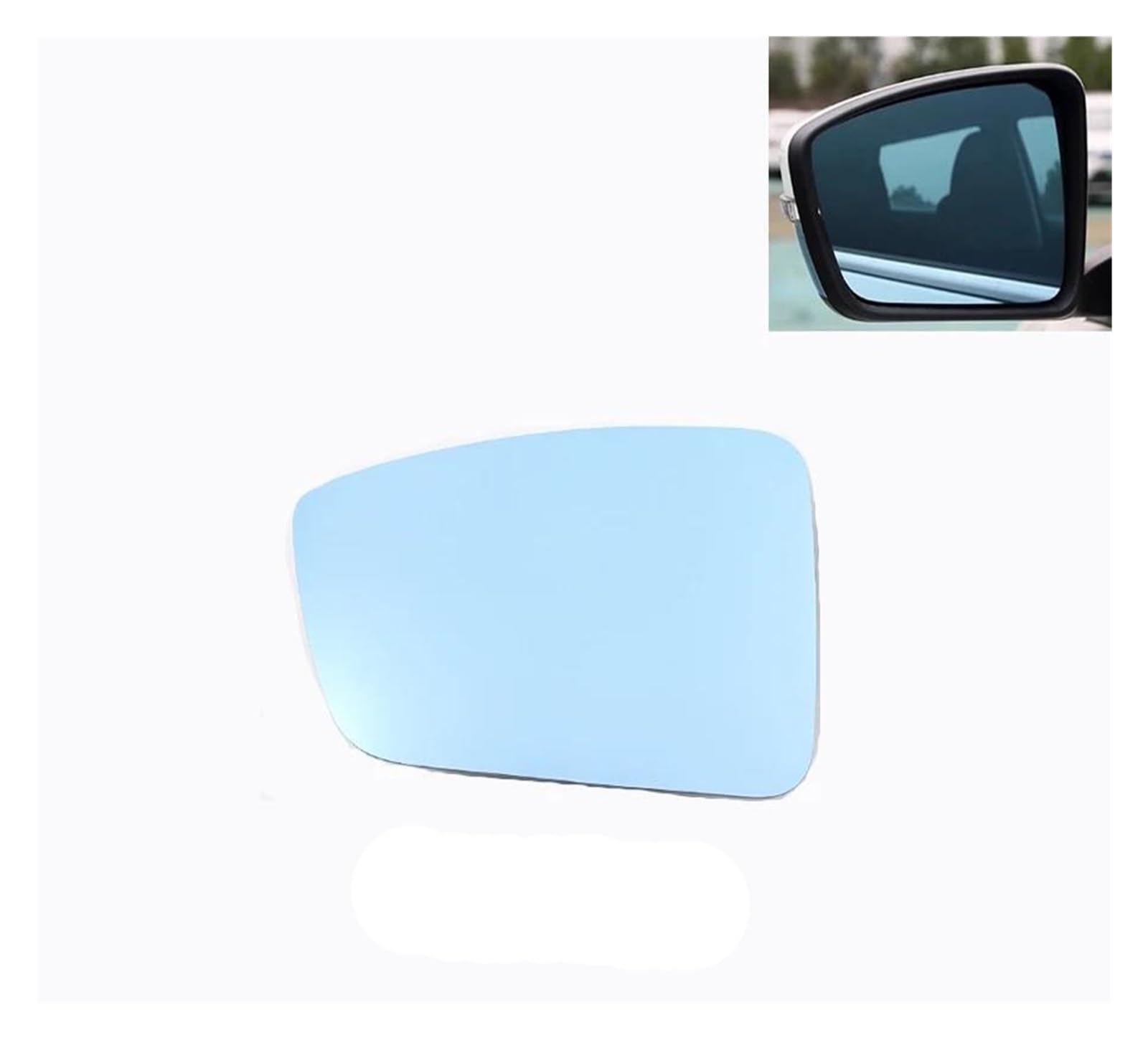 Spiegelglas Heizbar Für Chery Für Jetour X90 X95 2020-2022 Auto Rückspiegel Reflektierende Linsen Blaue Glaslinse mit Heizung Außenspiegel Glas(Links) von Generisch