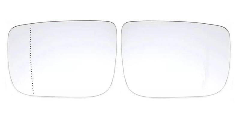 Spiegelglas Heizbar Für Volvo XC60 2009-2017 Auto-Rückspiegellinsen Außenseite Reflektierende Glaslinse Beheizt 31217273 31217278 Außenspiegel Glas(A Pair) von Generisch