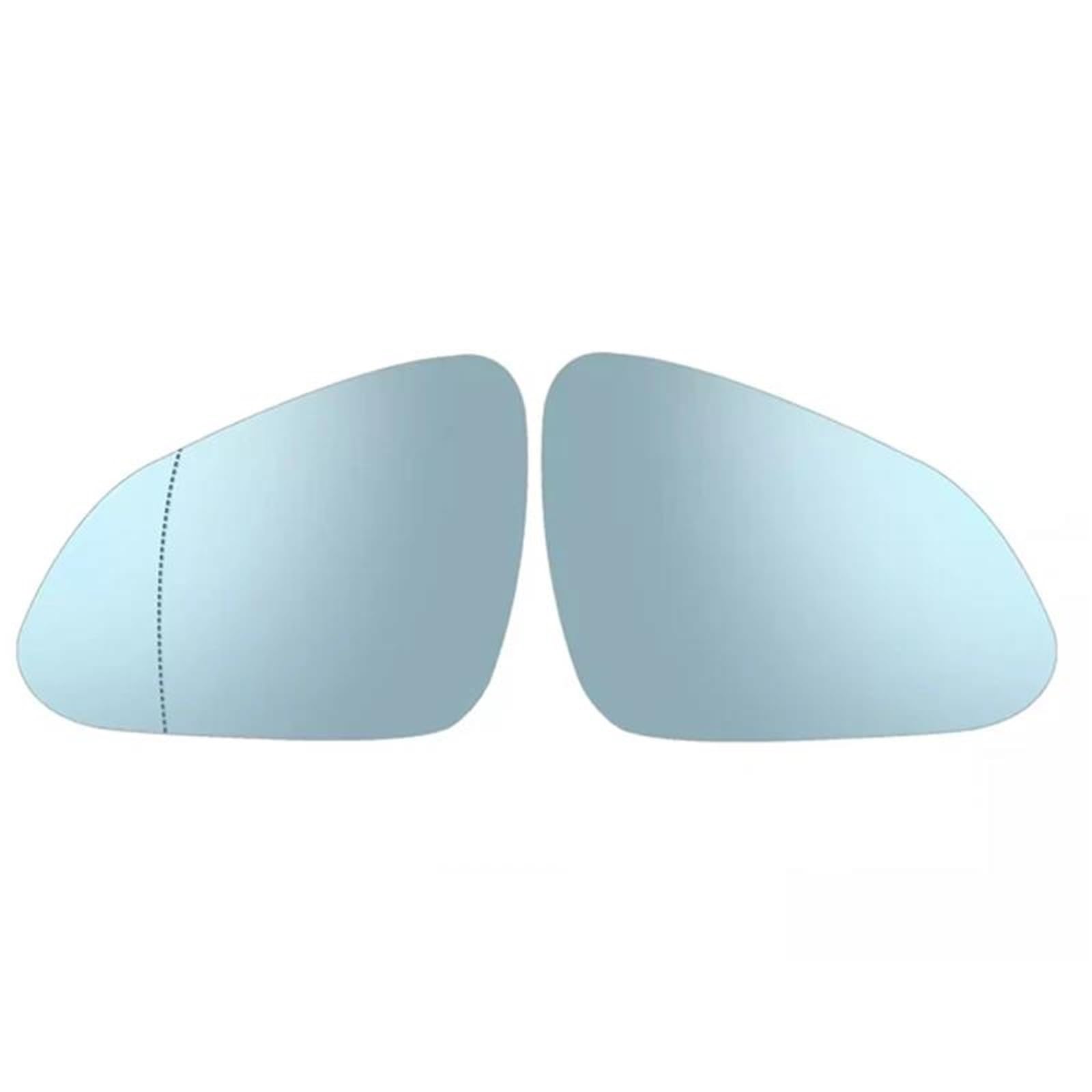 Spiegelglas Heizbar Seite Rückspiegel Linsen Tür Flügel Rückspiegel Weiß Blau Glas Objektiv Beheizt Für Buick Für Regal 2009-2016 Außenspiegel Glas(Blue Heated 1 Piar) von Generisch