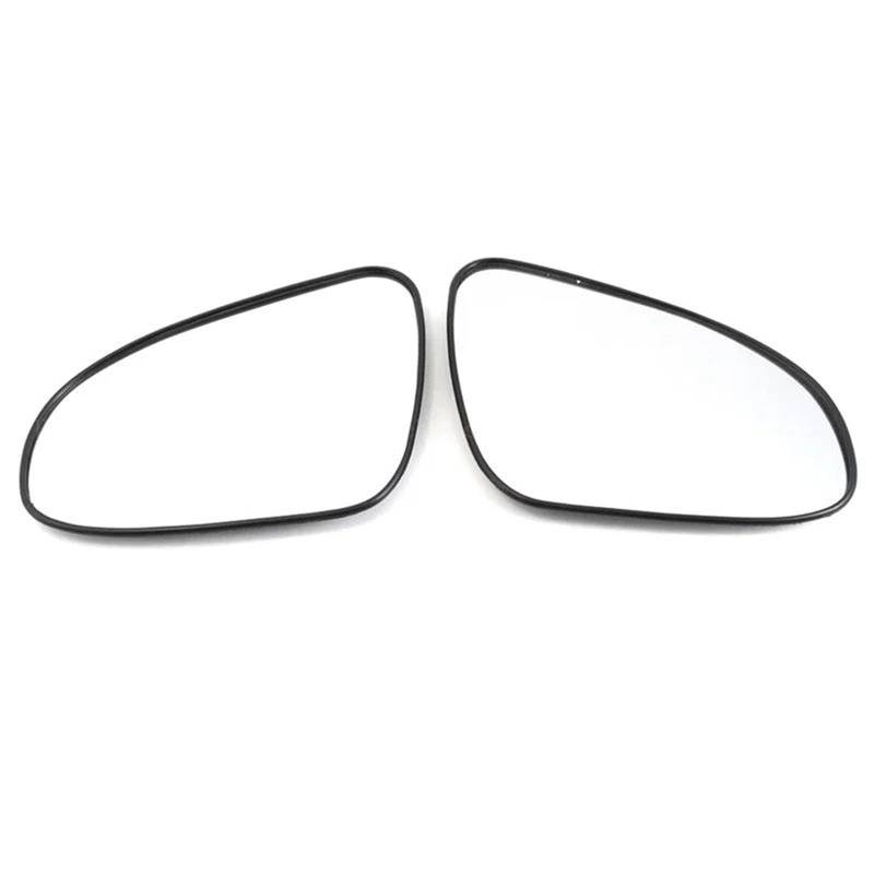 Spiegelglas Heizbar Spiegel beheiztes Seitenspiegelglas Rückspiegelobjektiv für Toyota für Corolla E160 E170 E180 Außenspiegel Glas(1 Pair of Mirror Glass) von Generisch