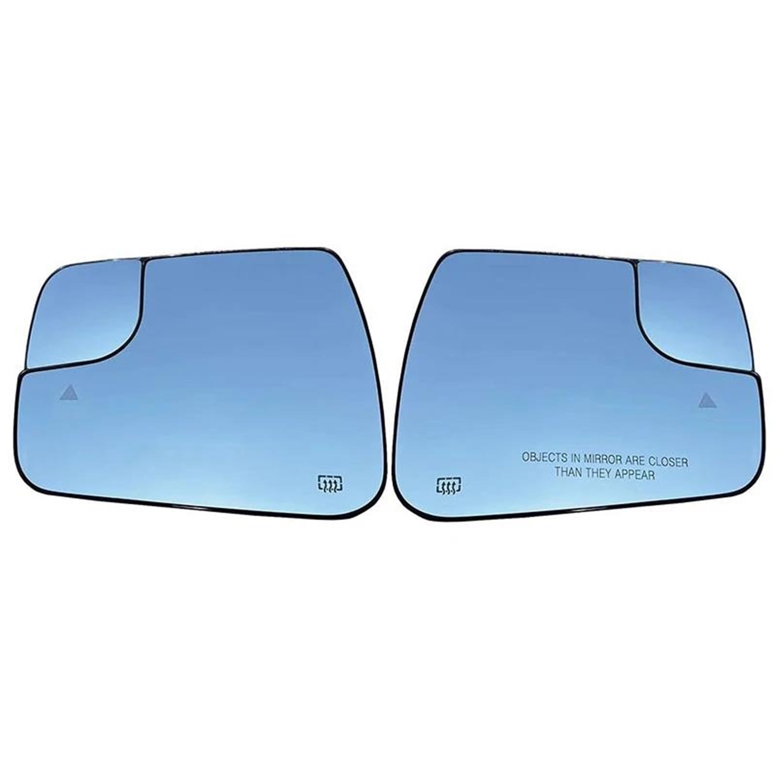 Spiegelglas Heizbar Spot Auto Seite Rückspiegel Glas Objektiv Für Dodge Für Ram 1500 2500 2019-2022 68402094AA 68402095AA Erhitzt oder Blind Außenspiegel Glas(Heated-1Pair) von Generisch