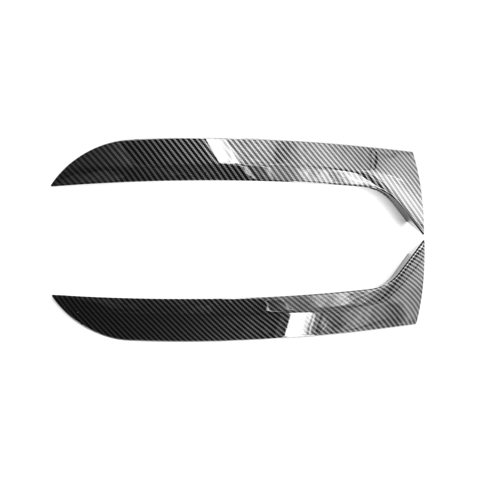 Spoiler 2 stücke Heckscheibe Seitenspoiler Canard Splitter Trim Ersatz für Tiguan MK1 2007-2016 Autozubehör(Carbon Grain) von Generisch