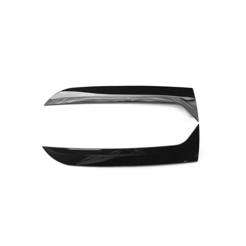 Spoiler 2 stücke Heckscheibe Seitenspoiler Canard Splitter Trim Ersatz für Tiguan MK1 2007-2016 Autozubehör(Schwarz) von Generisch