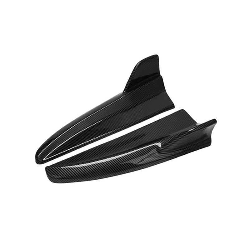 Spoiler Auto Heckstoßstange Splitter Diffusor Seitenspoiler Abdeckung für Mercedes für Benz C-Klasse W205 C180 C200 C300 C63 2015-2021(Carbon Texture) von Generisch