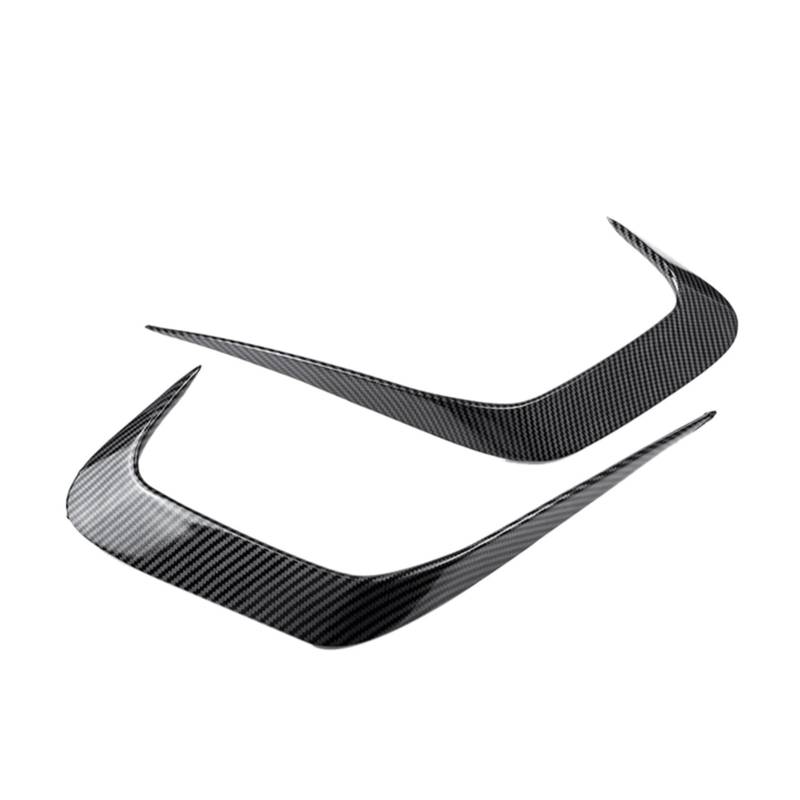 Spoiler Für BMW G20 G28 318i 320i 330i 2019 2020 M für Sport Hinten Stoßstange Fin Abdeckung Seite Splitter Spoiler Canard Aufkleber Auto Zubehör(Carbon brazing) von Generisch