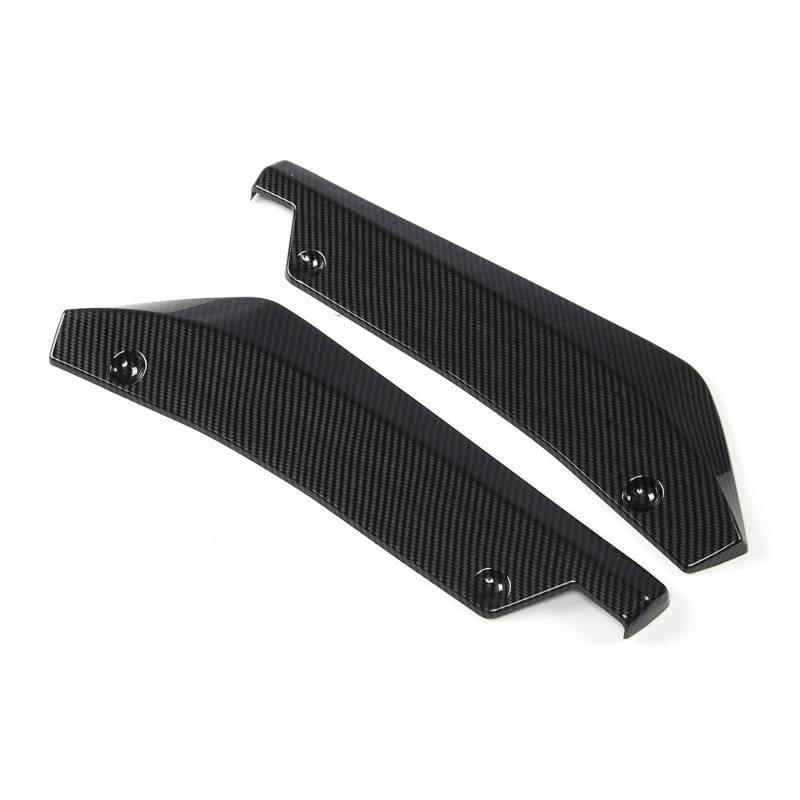 Spoiler S3 S4 RS3 RS4 A3 A4 Auto Heckstoßstange Canards Splitter Diffusor Seitenspoiler Volant Zierleiste Aufkleber(Carbon Texture) von Generisch