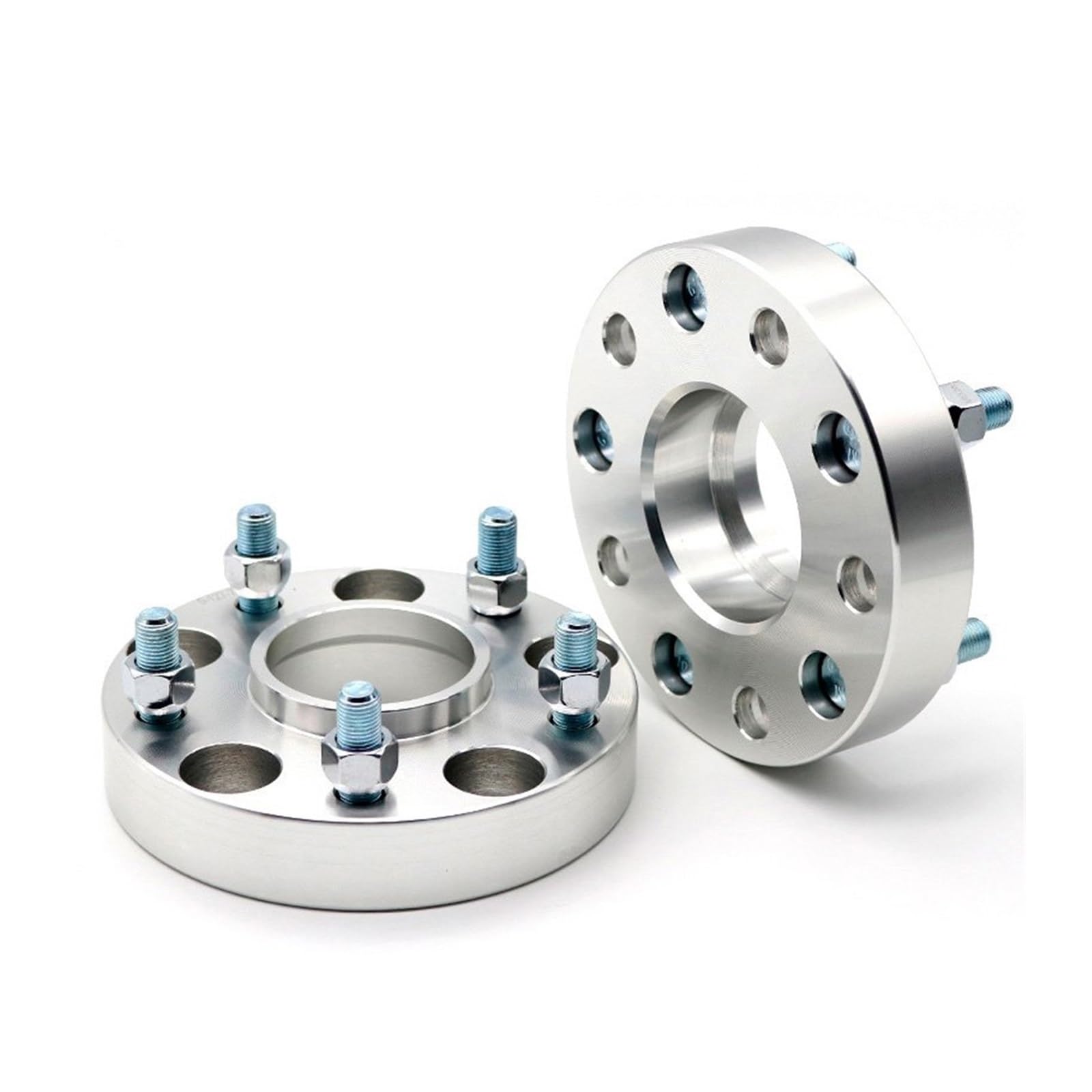 Spurverbreiterung 2 stück 15/20/25/30/35/40mm PCD 5x100 CB 57,1mm rad Spacer Adapter 5 Lug Aluminium Rad Spacer 5 Lug für VW(25MM) von Generisch